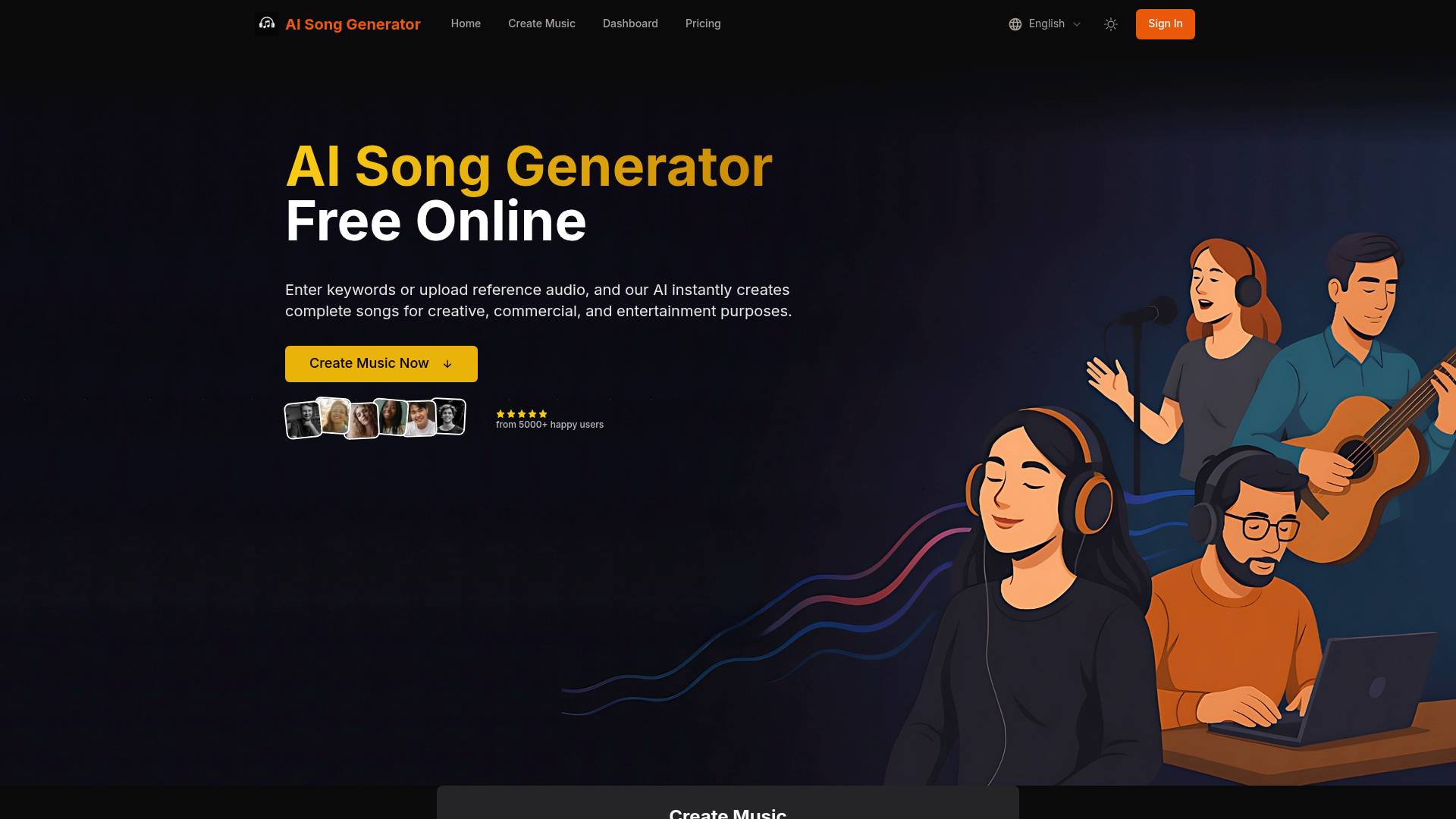 AI Song Generator Free Online