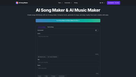 AI Song Maker screenshot
