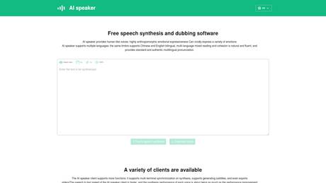 AI speaker screenshot