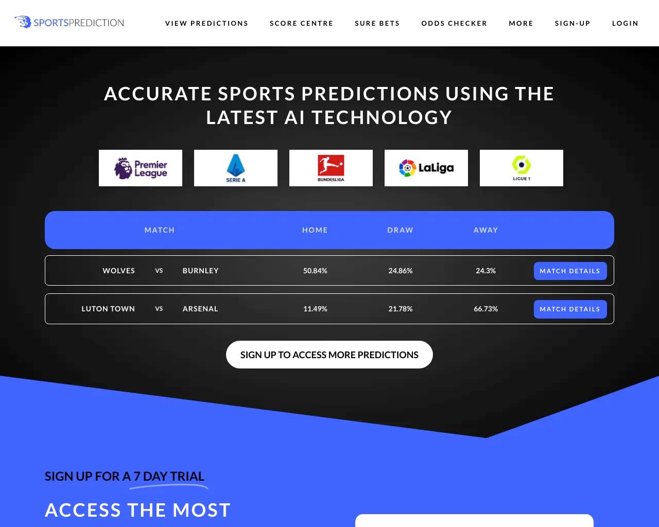 AI Sports Prediction screenshot