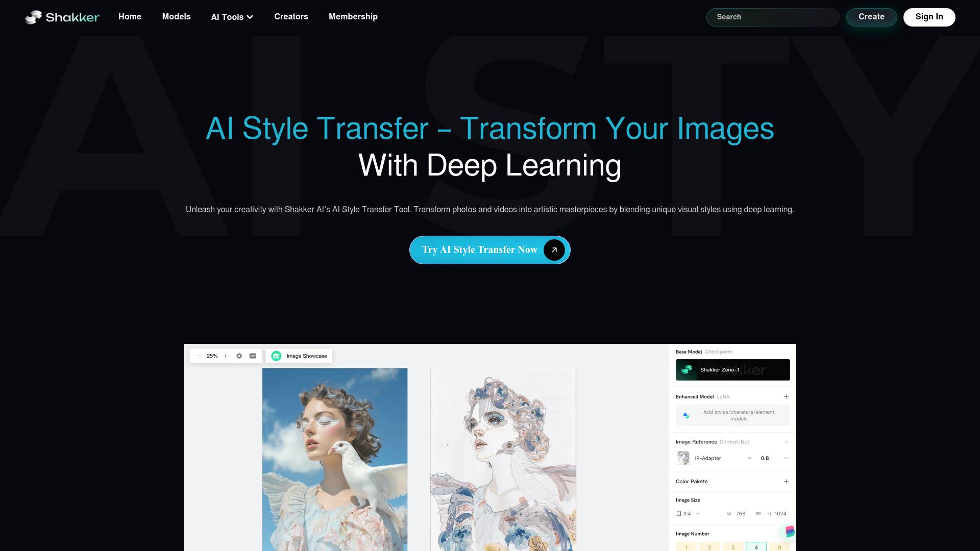AI Style Transfer-Shakker screenshot