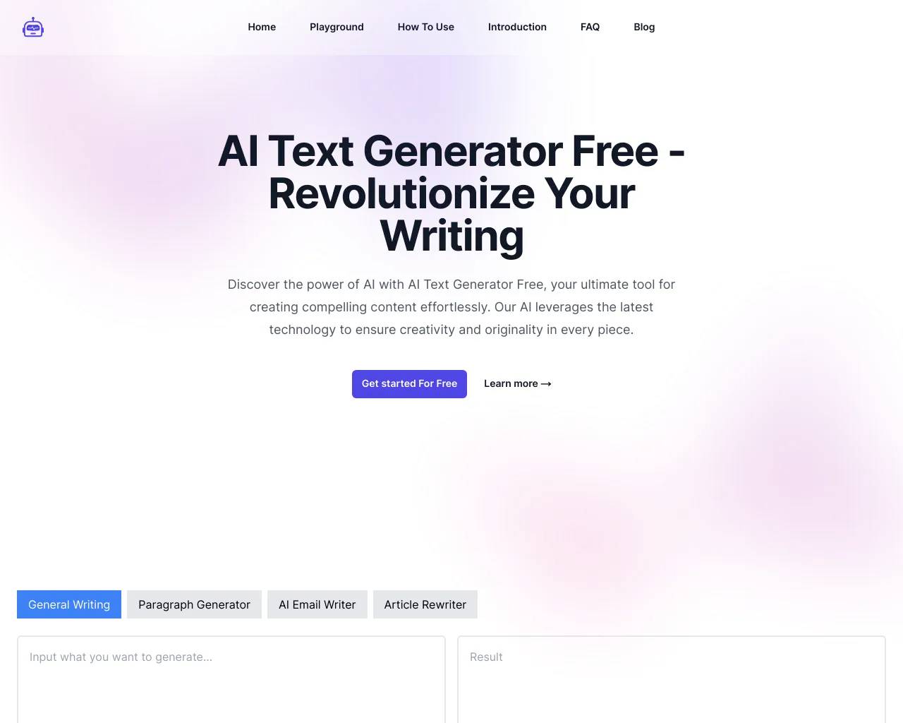 AI Text Generator - Бесплатный генератор текста с искусственным интеллектом  — революционизируйте свое письмо - Информация, информация о ценах и  альтернативах