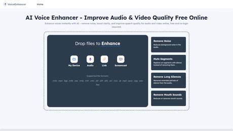 AI Voice Enhancer Free screenshot