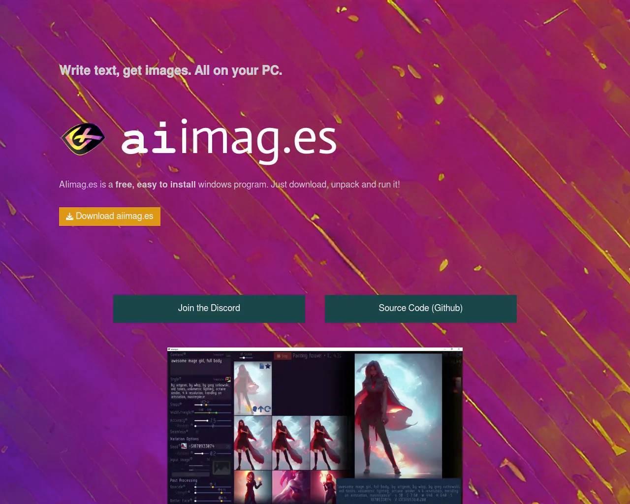 AIimages screenshot