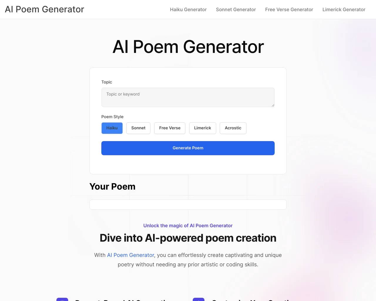 AIPoemGenerator