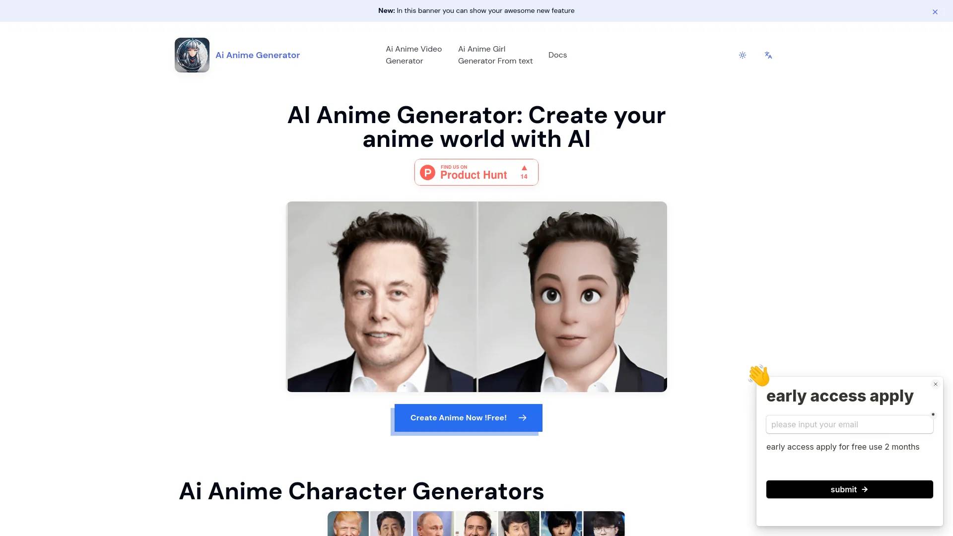 Anime Generator AI