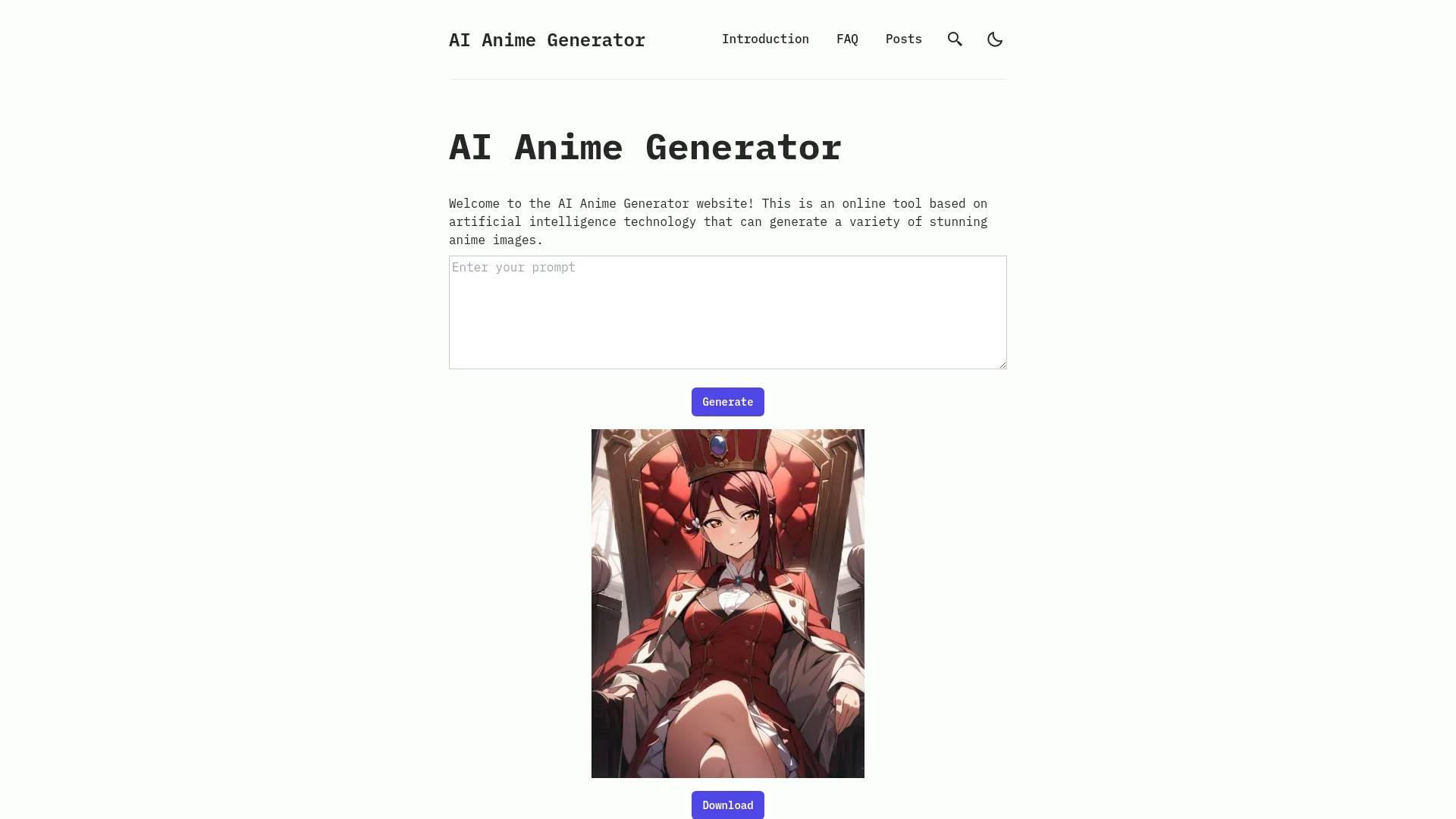 Anime Generator By AI screenshot