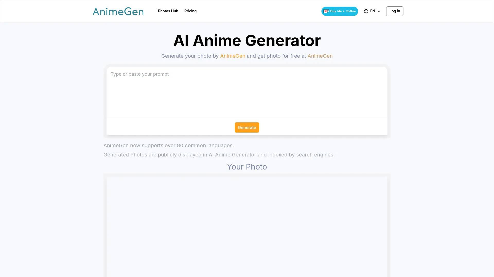 AnimeGen - Anime Image Generator