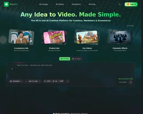 Anyvids screenshot
