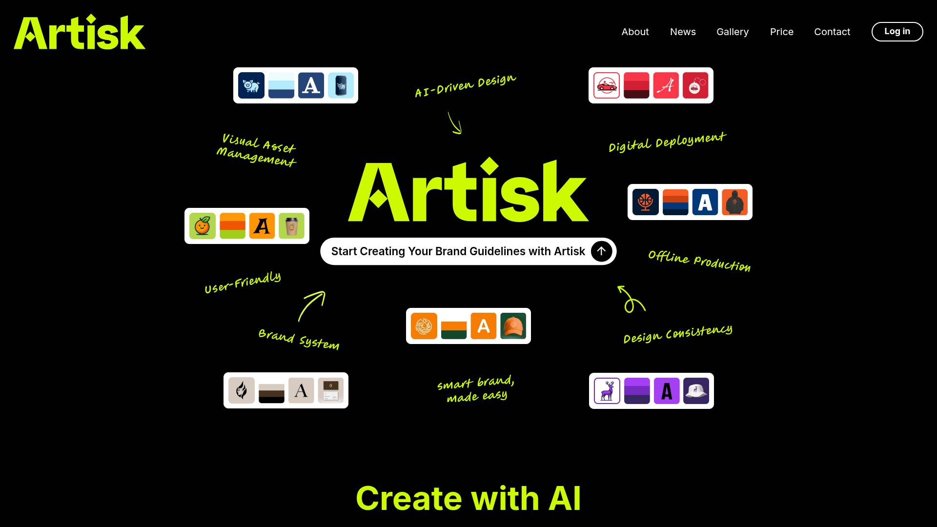 Artisk screenshot