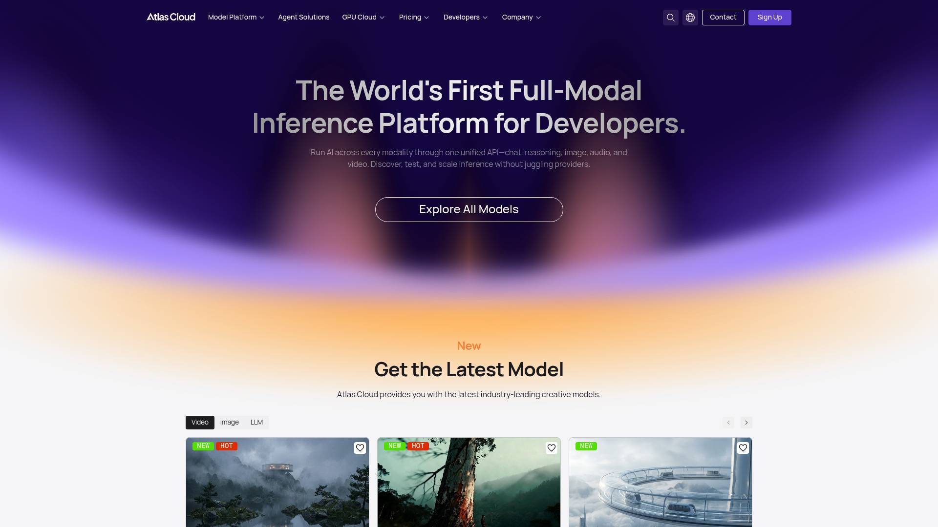 Atlas Cloud screenshot