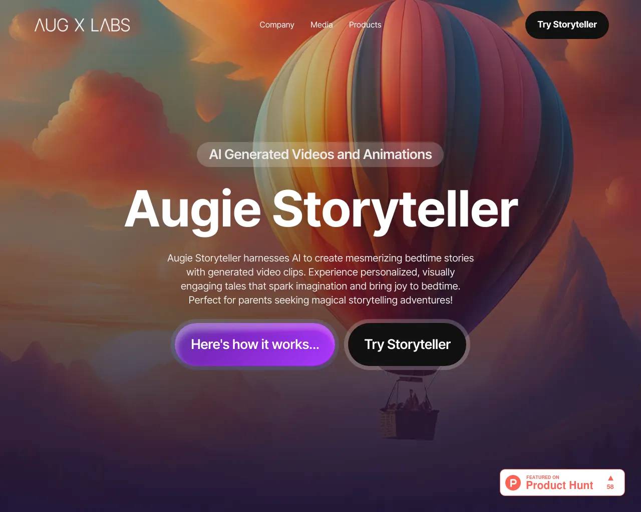 Augie Storyteller screenshot