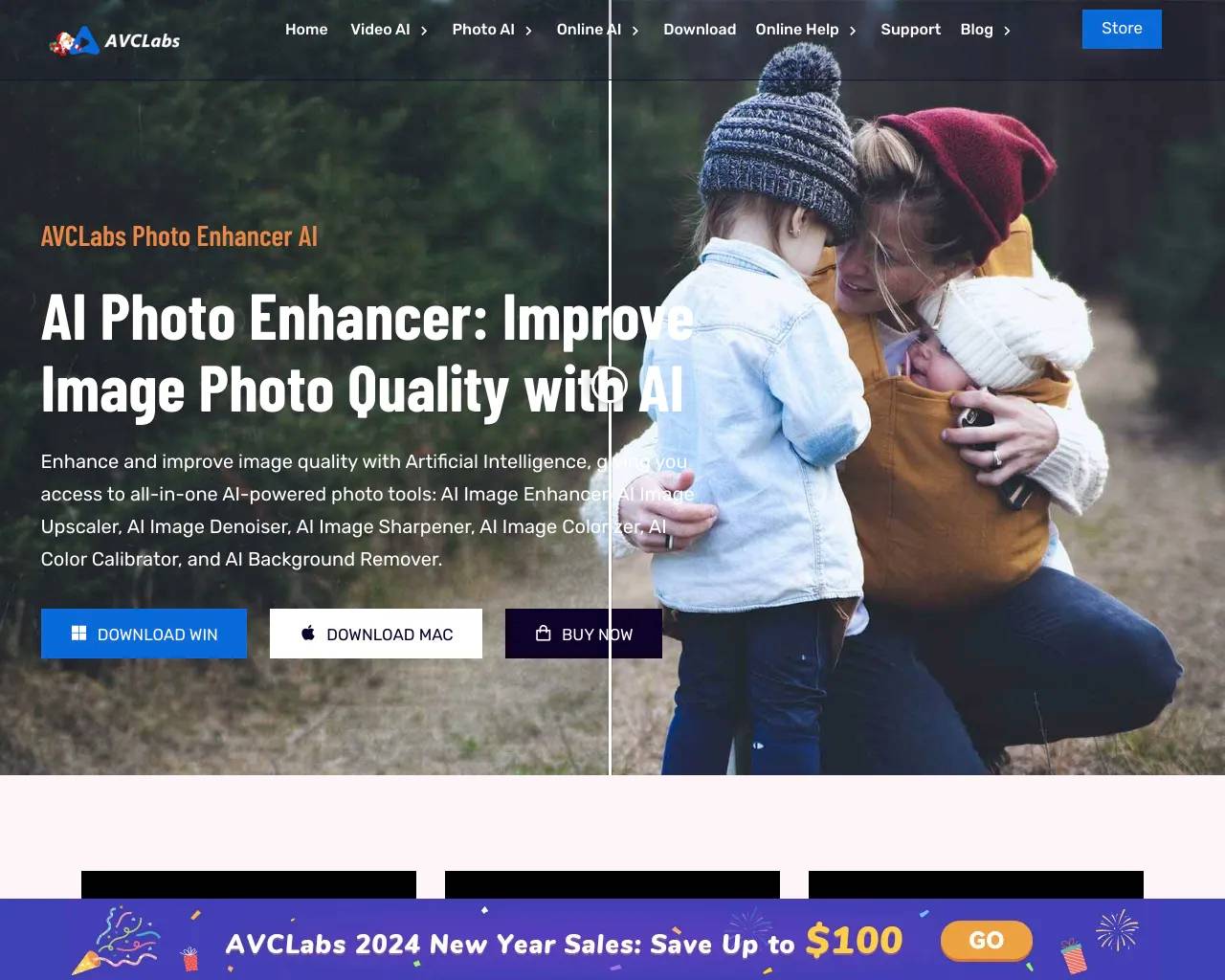 AVCLabs Photo Enhancer AI screenshot