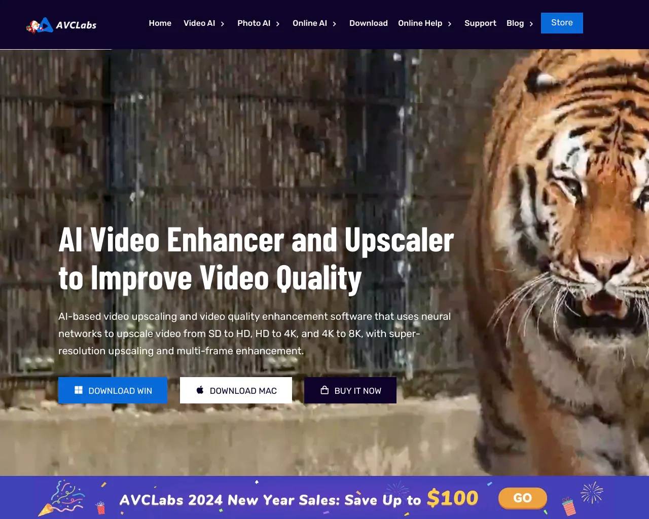 AVCLabs Video Enhancer screenshot