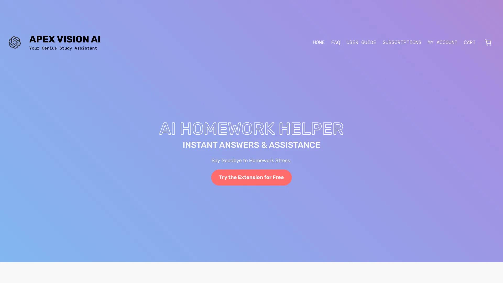 AI Homework Helper - Apex Vision AI