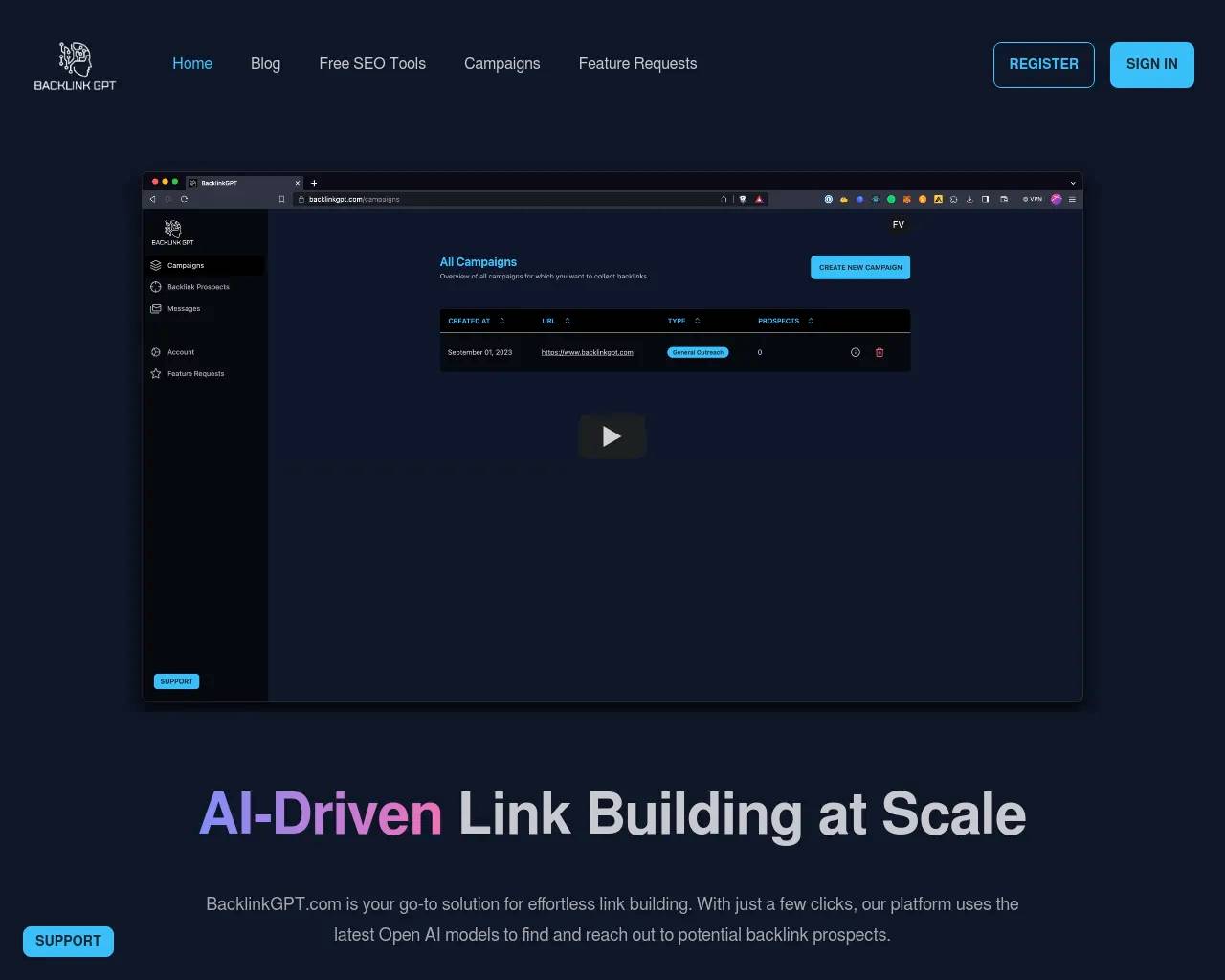 Backlink GPT screenshot