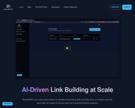 Backlink GPT screenshot