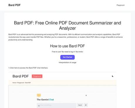 Bard PDF Today screenshot
