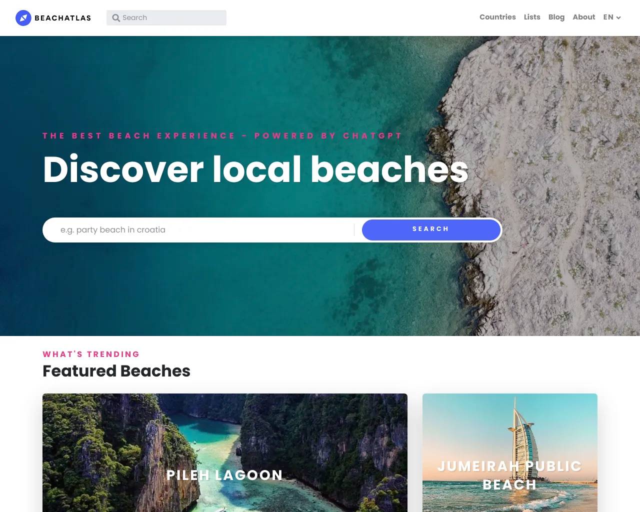 BeachAtlas screenshot