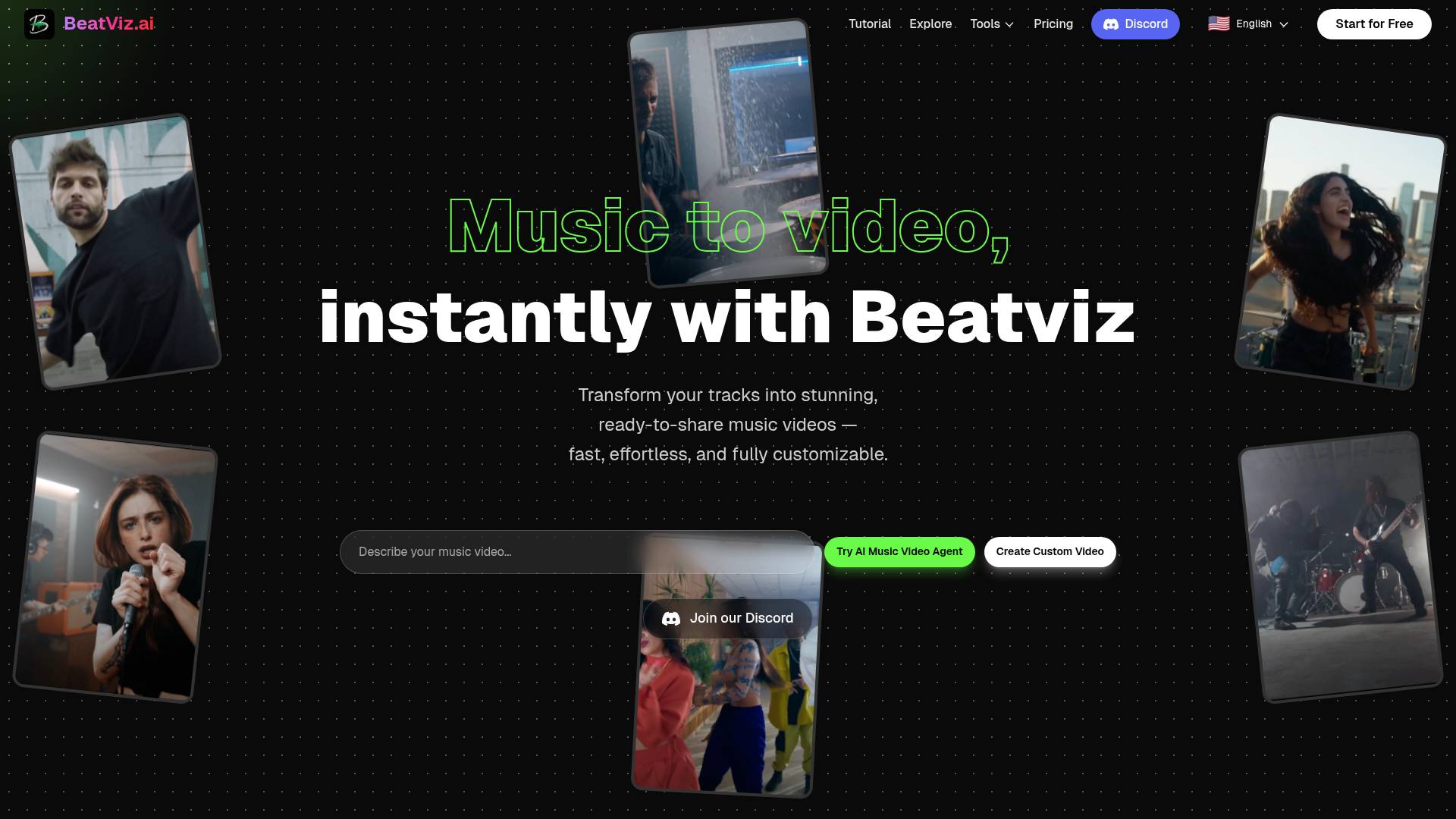 BeatViz Ai Music Video Generator screenshot