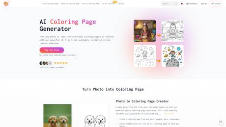 Best Coloring Pages AI screenshot