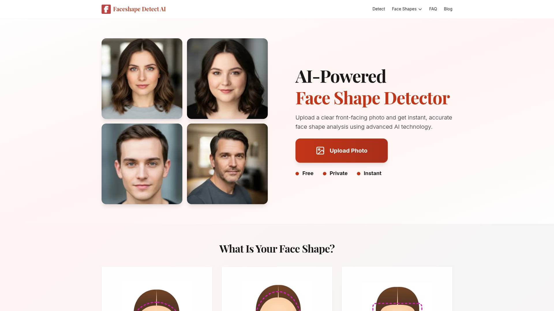 Best Face Shape Detector
