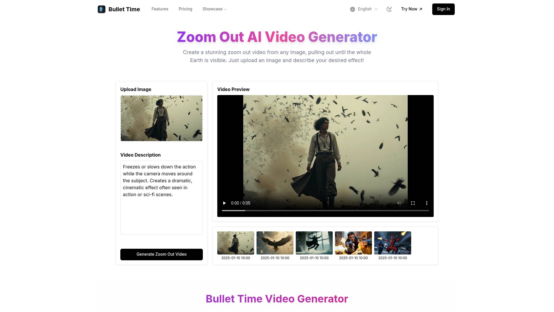 Bullet Time Online screenshot