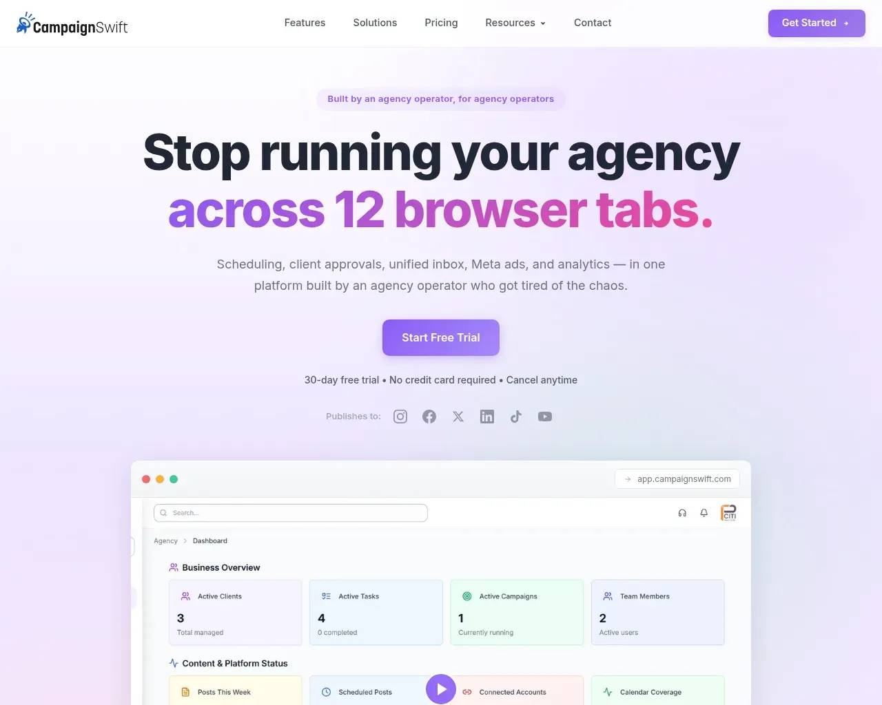CampaignSwift screenshot