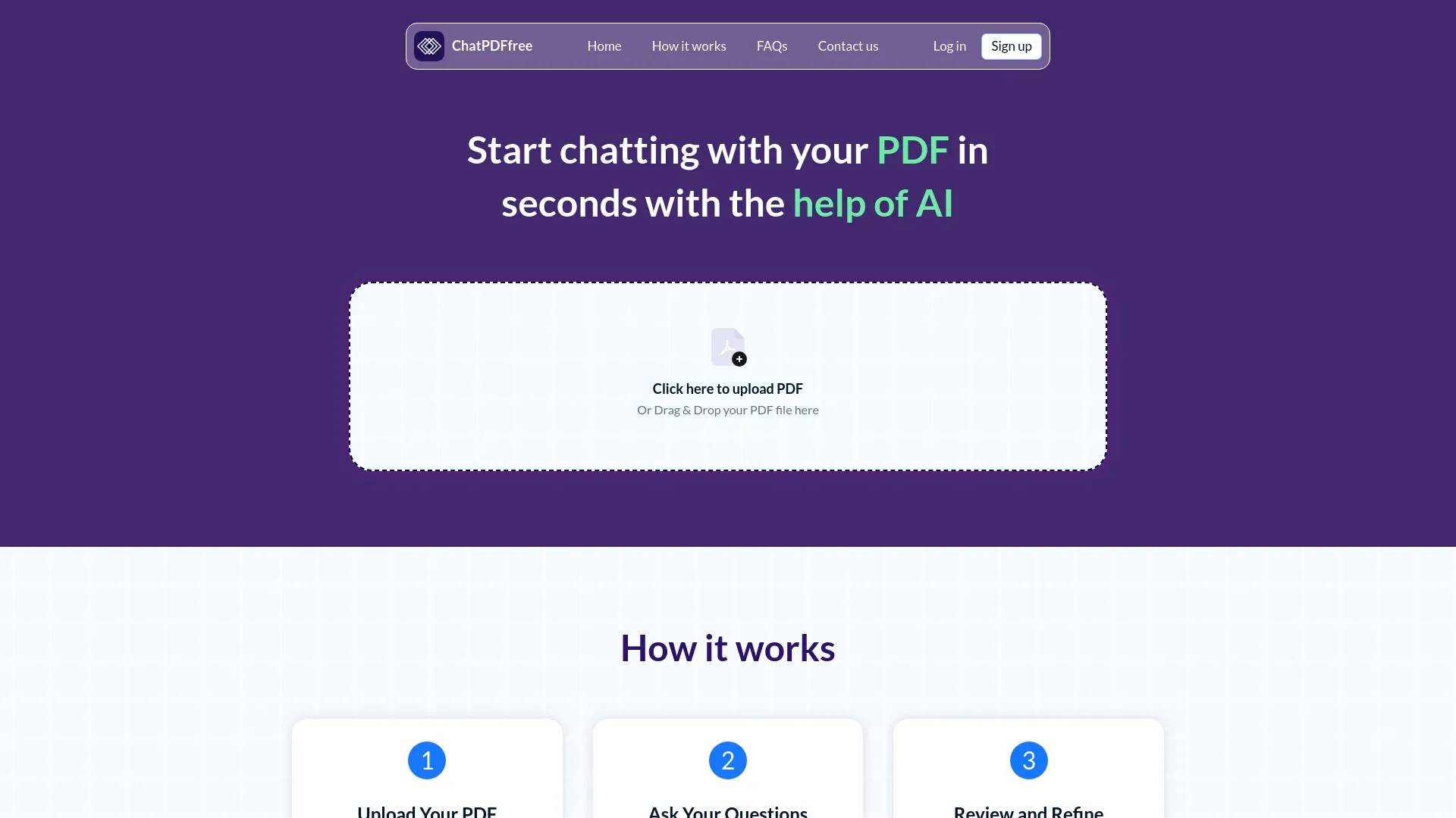 Chat PDF Free