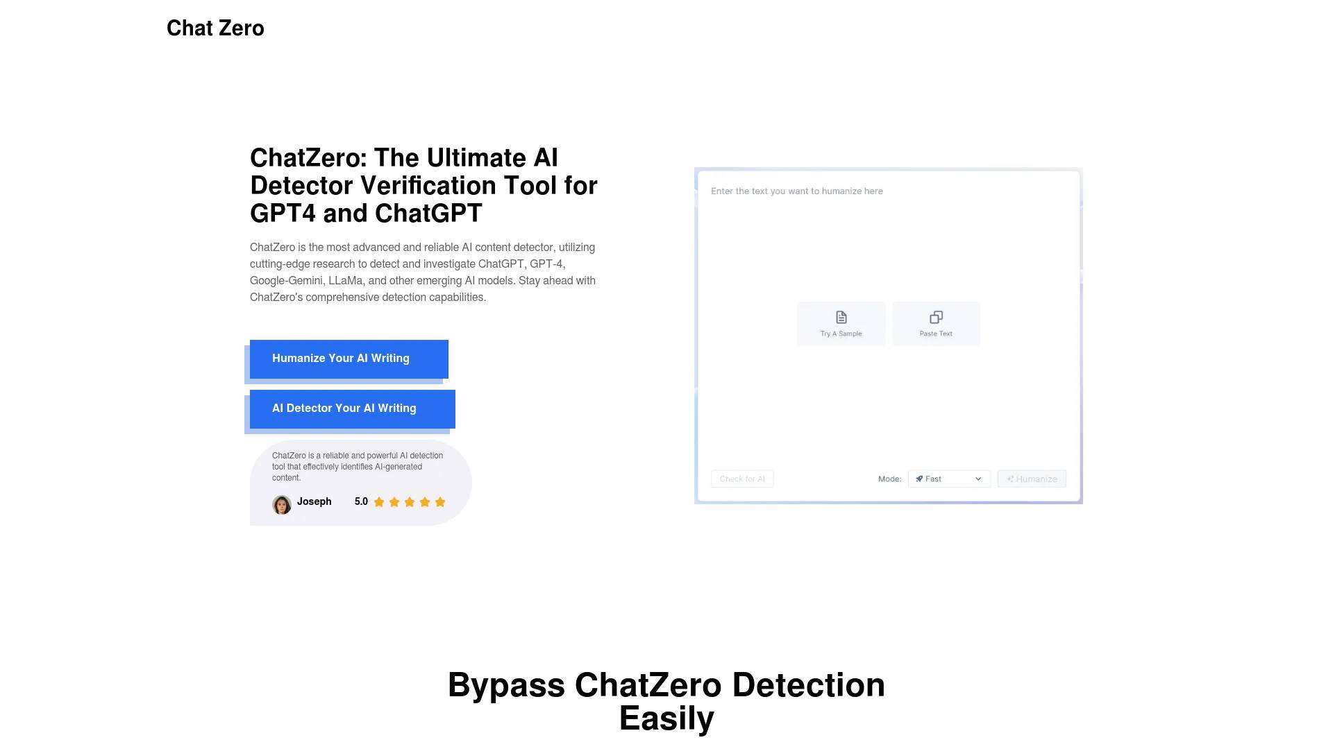 Chat Zero screenshot
