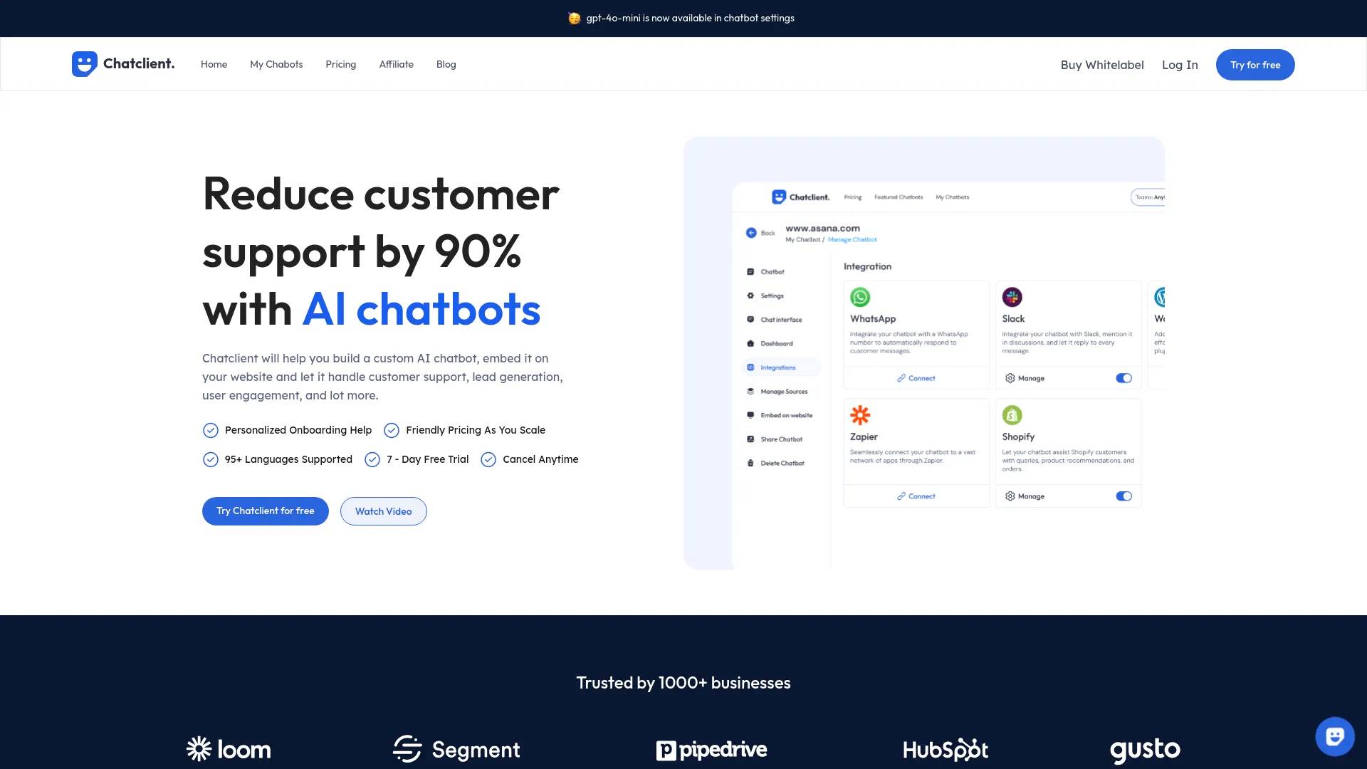 Chatclient.ai screenshot