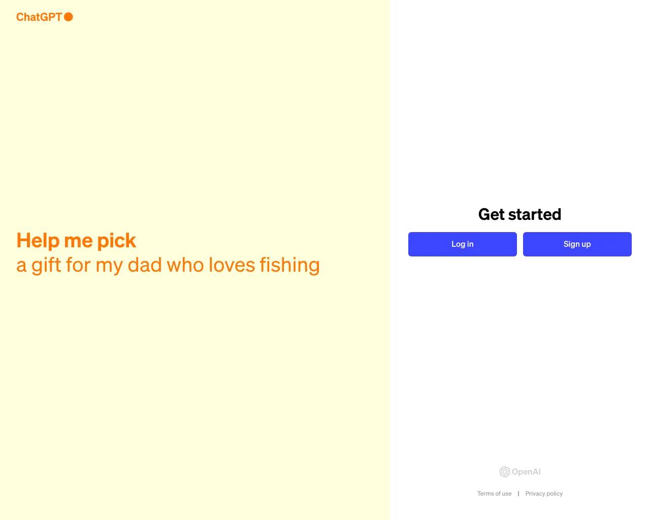 ChatGPT screenshot
