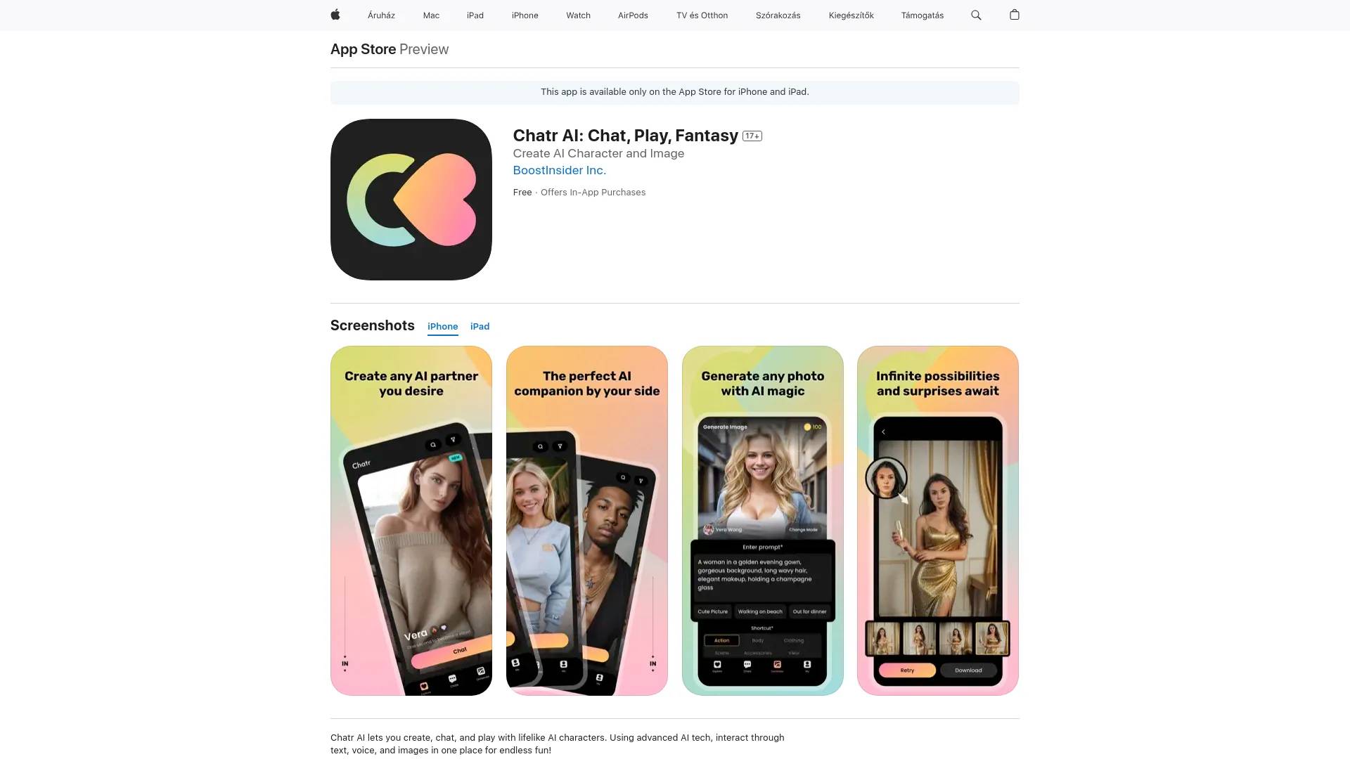 Chatr screenshot