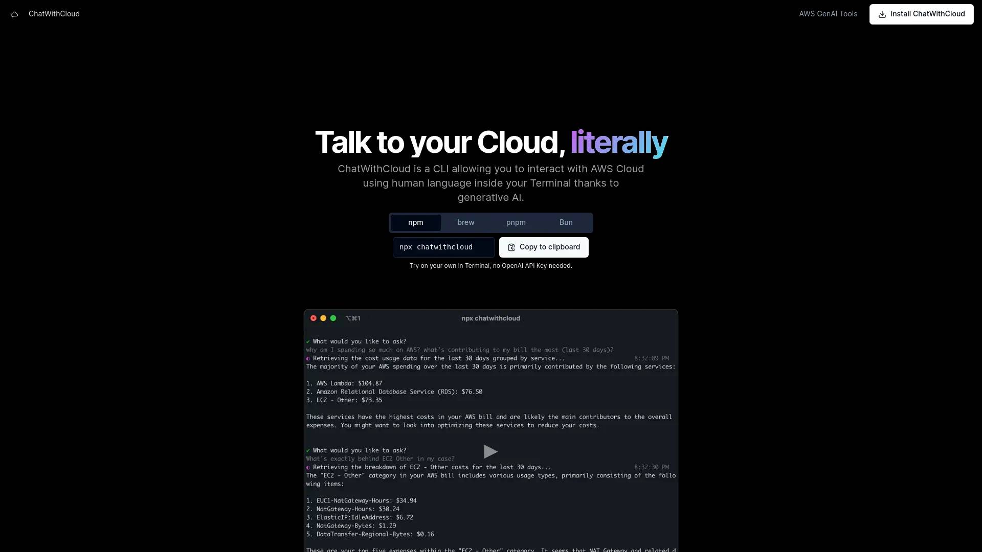 ChatWithCloud