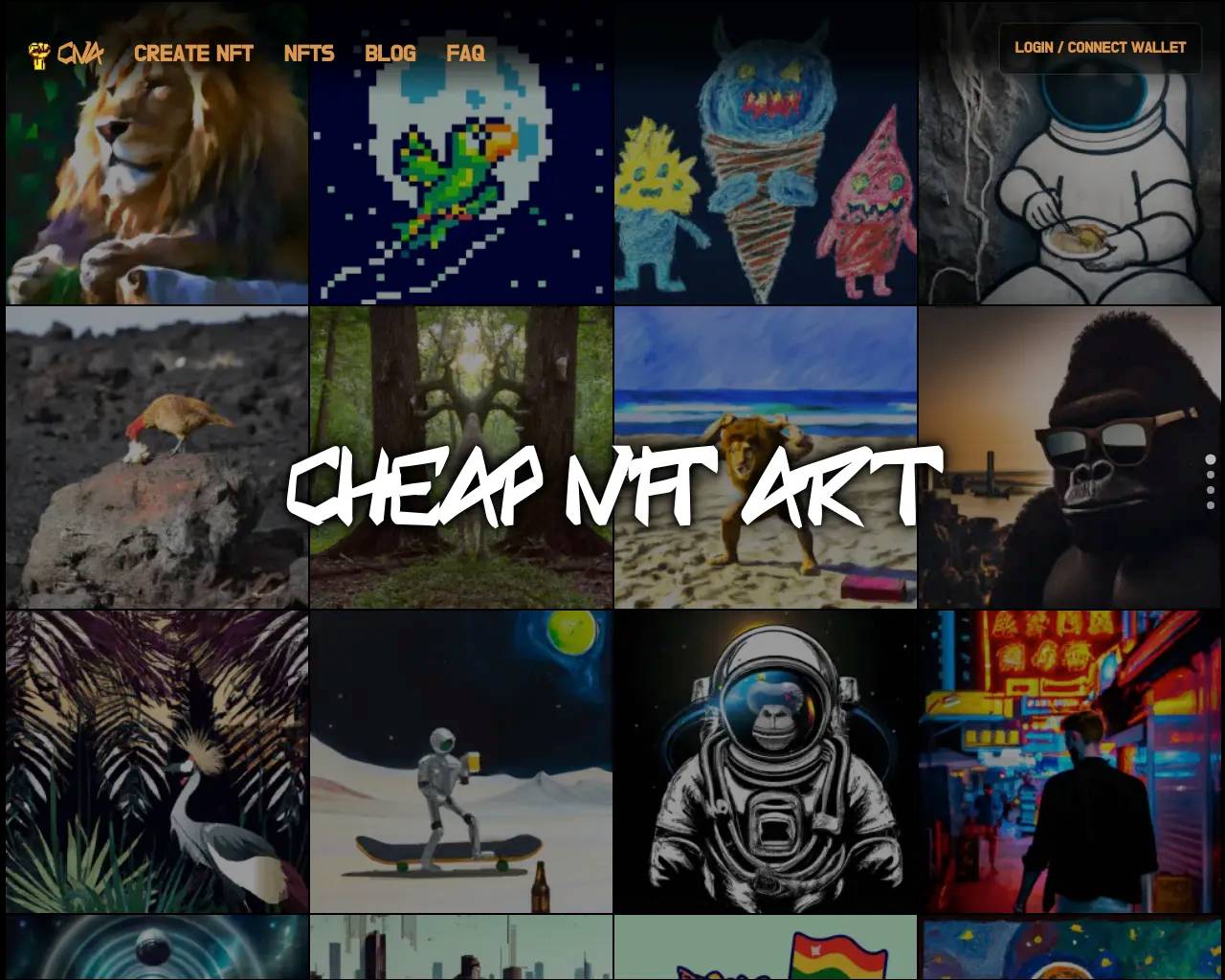 CheapNFT Art screenshot