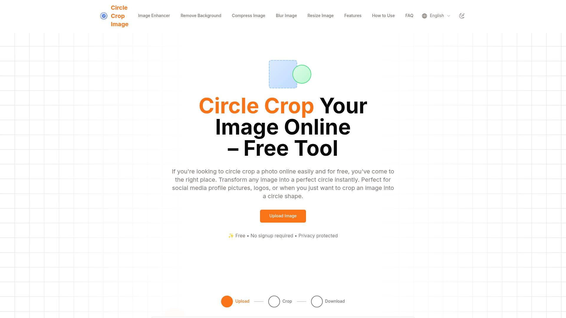 Circle Crop Image screenshot