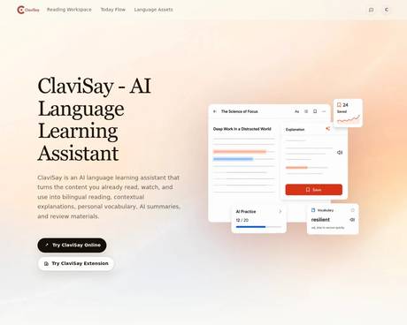 ClaviSay screenshot