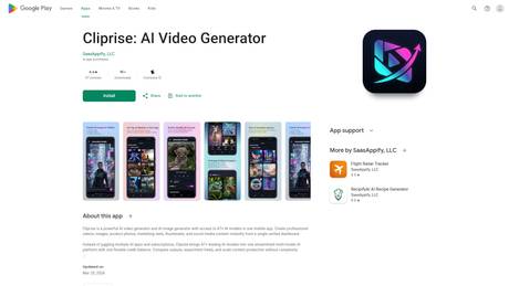 Cliprise AI screenshot