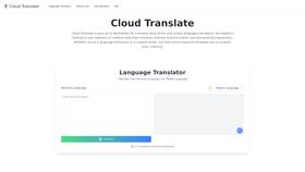 Cloud Translate screenshot