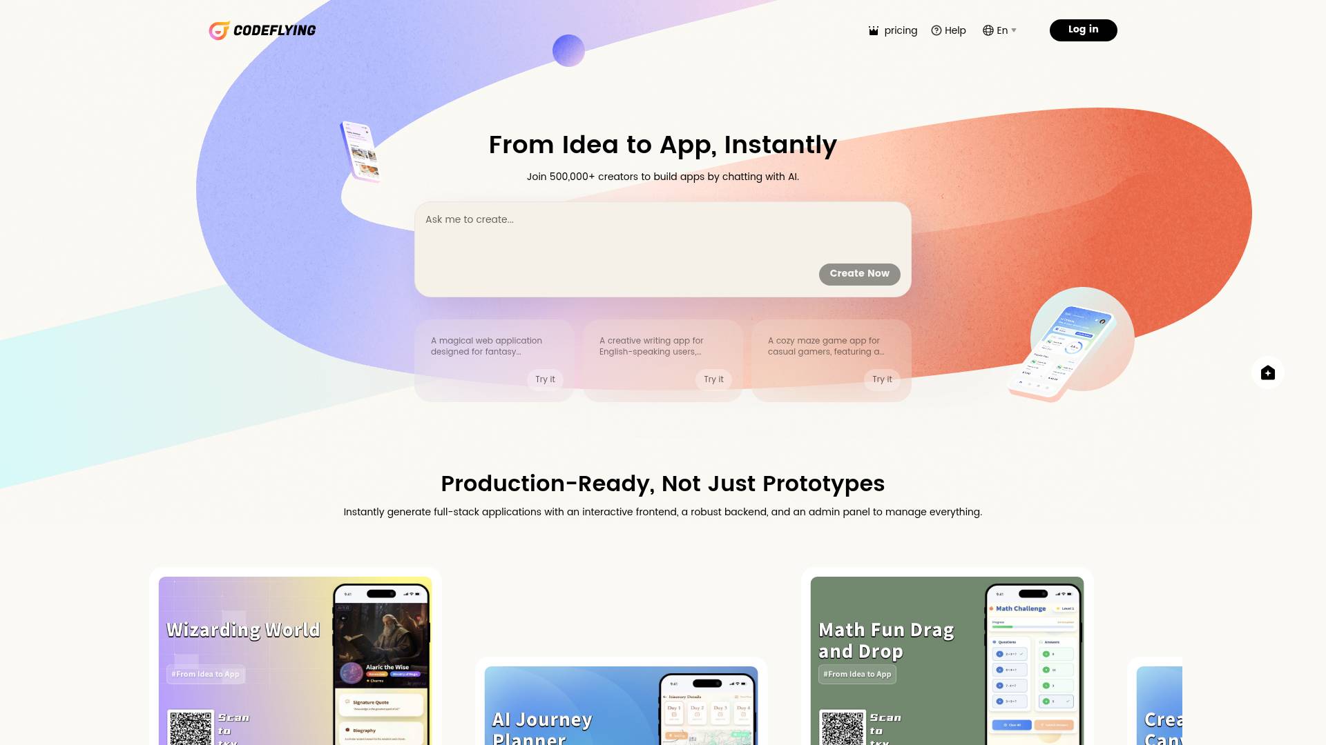 codeflying screenshot