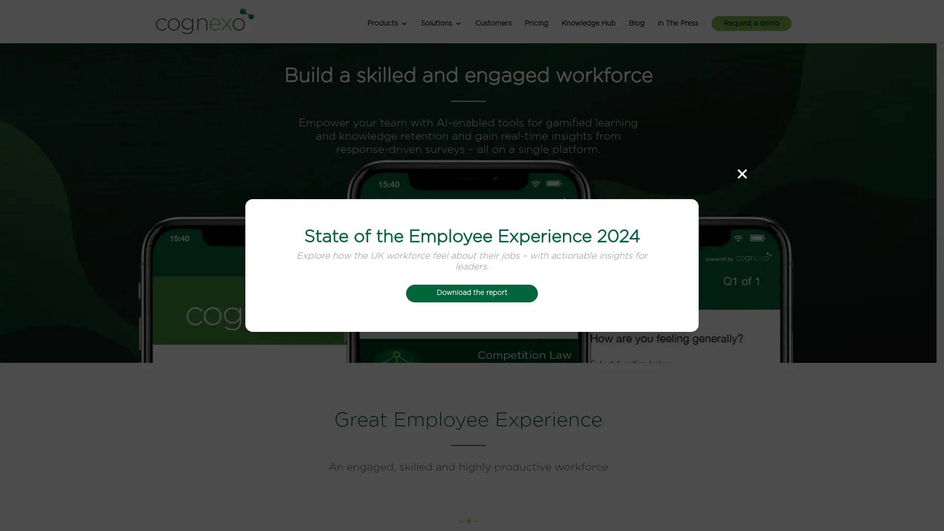 Cognexo screenshot