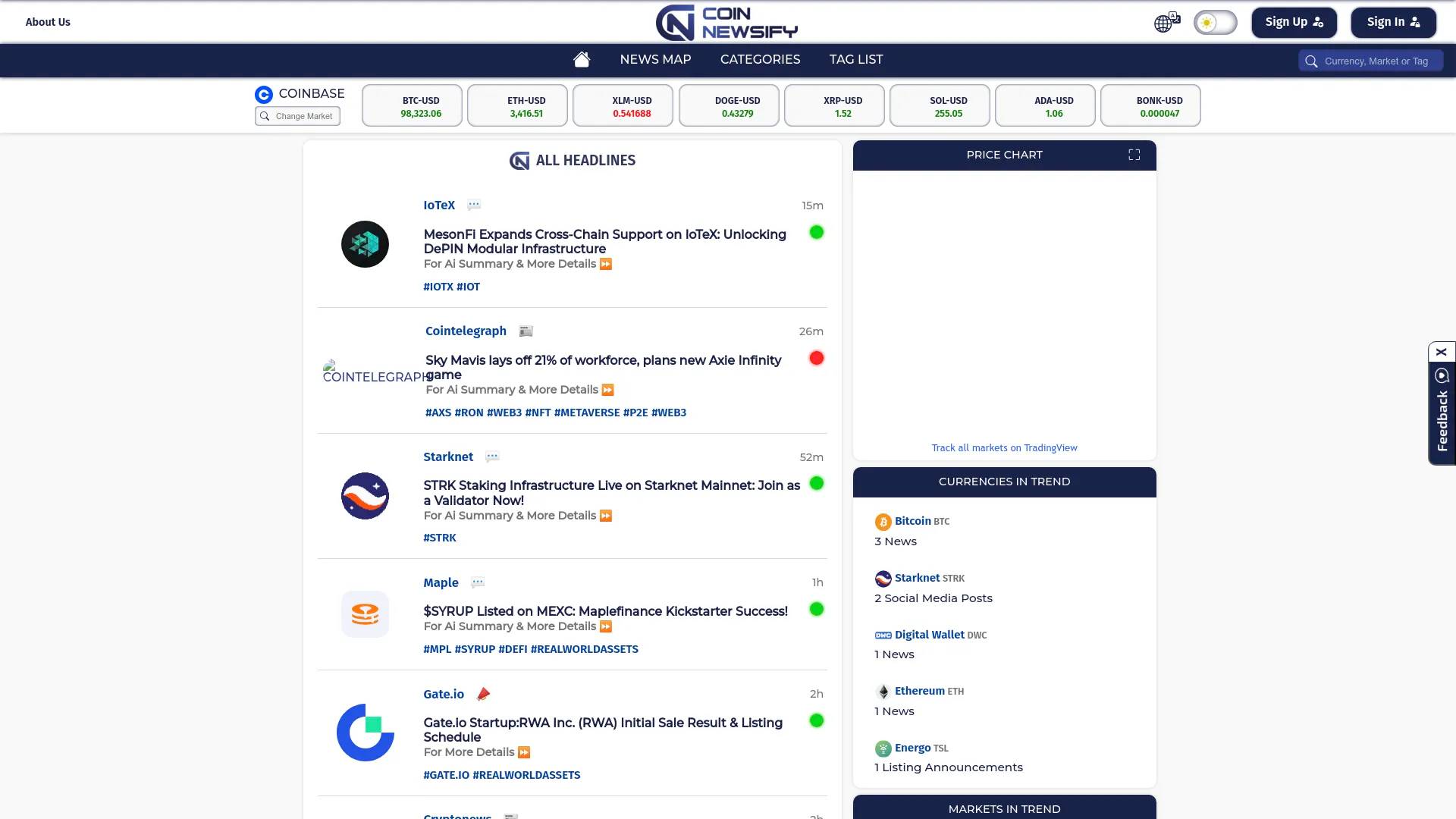 Coin Newsify screenshot