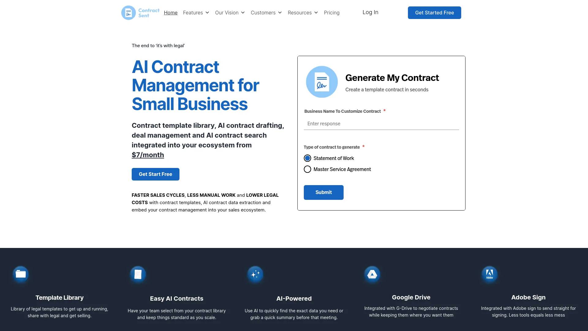 Contract Sent - Better Startup Contract Management screenshot
