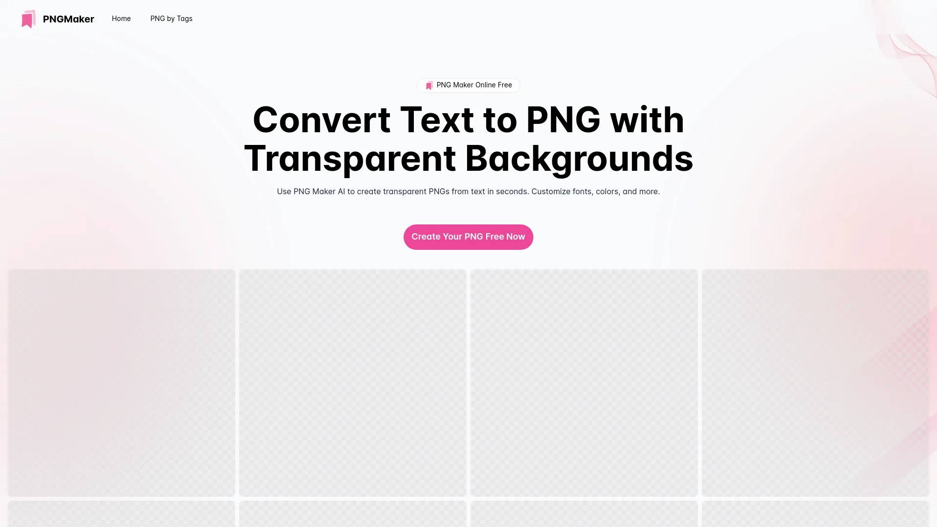 Convert Text to PNG with Transparent Backgrounds