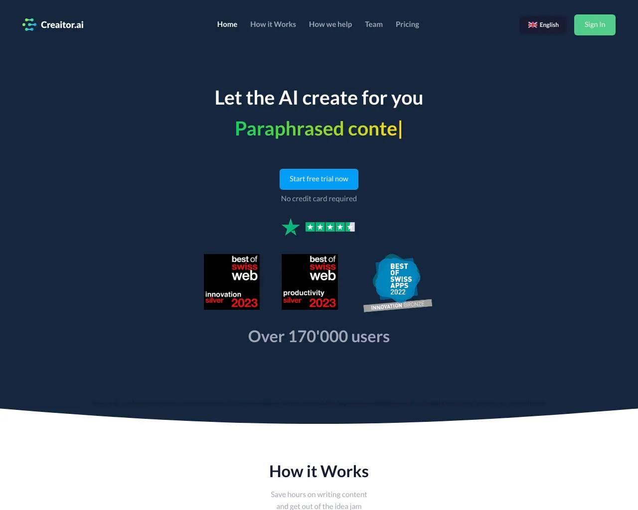 Creator AI screenshot