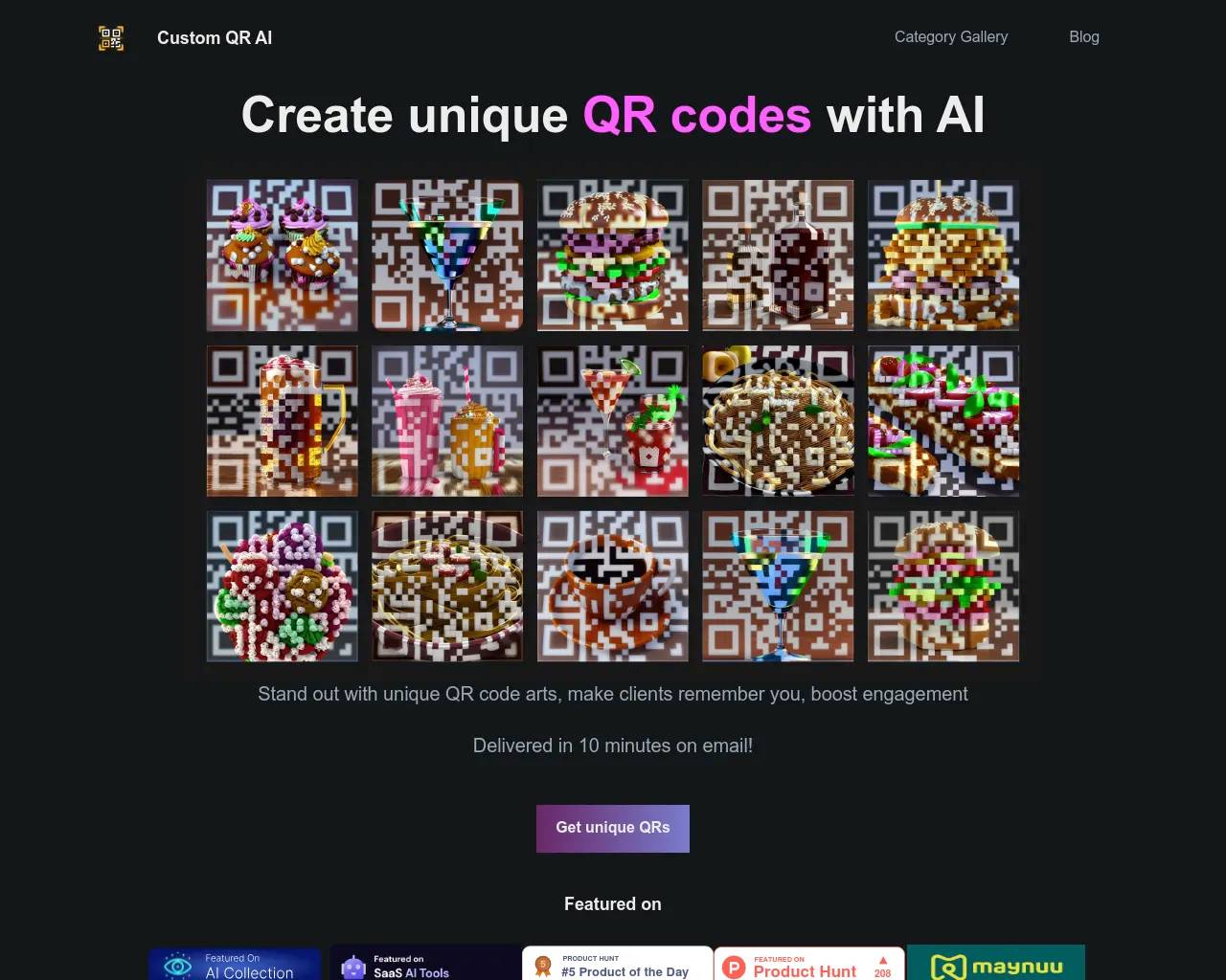 CustomQR AI screenshot