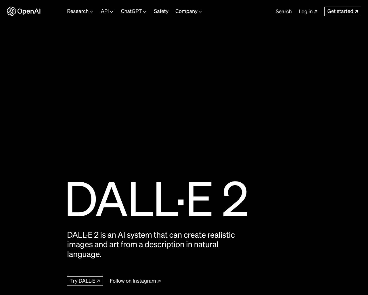 DALL·E 2 screenshot