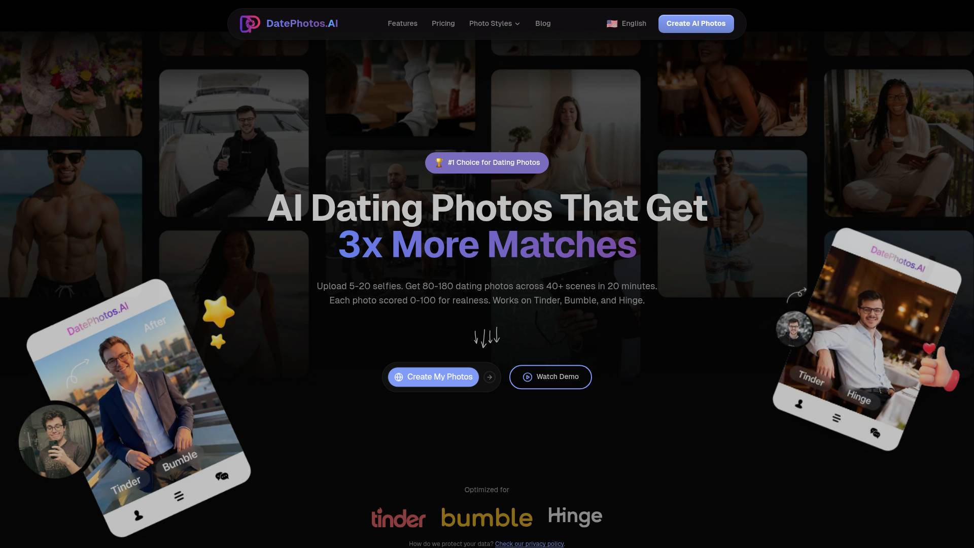 DatePhotos.AI screenshot
