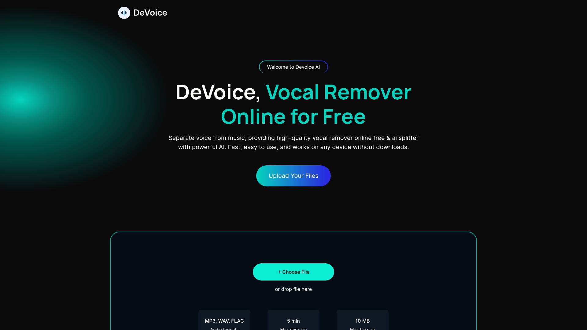 DeVoice screenshot