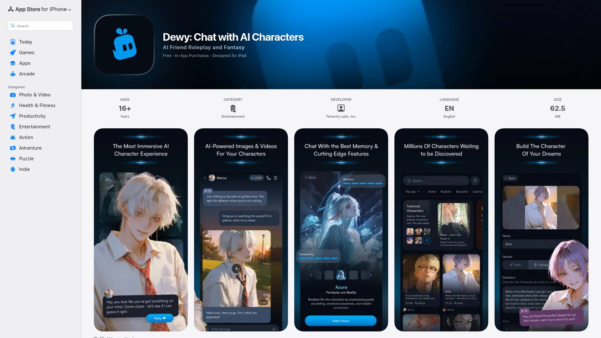 Dewy.chat screenshot